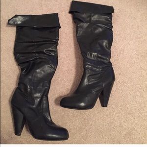 Black knee high boots!